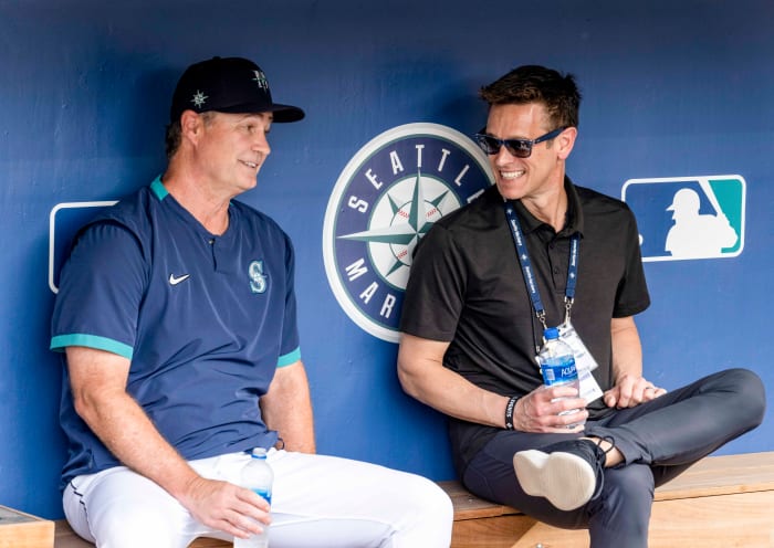 Scott Servais and Jerry Dipoto